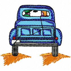 Cars Embroidery Design 6